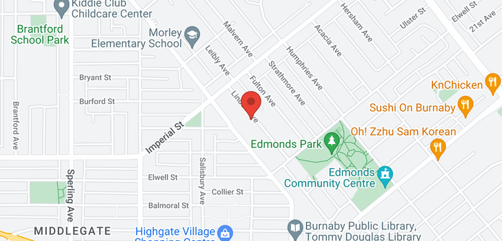 map of 6731 LINDEN AVENUE